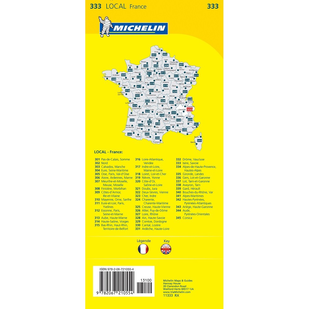 333 Isère, Savoie Michelin